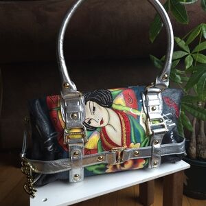 Rare Ed Hardy Y2K Belted Purse